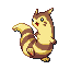 Furret front-facing sprite from Pokémon Sapphire