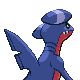 Gabite back-facing sprite from Pokémon HeartGold