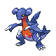 Gabite front-facing sprite from Pokémon HeartGold