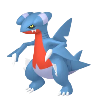 Gabite front-facing sprite from Pokémon X