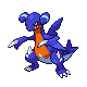 Gabite shiny front-facing sprite from Pokémon Platinum