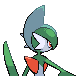 Gallade back-facing sprite from Pokémon Diamond