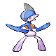 Gallade shiny front-facing sprite from Pokémon Diamond