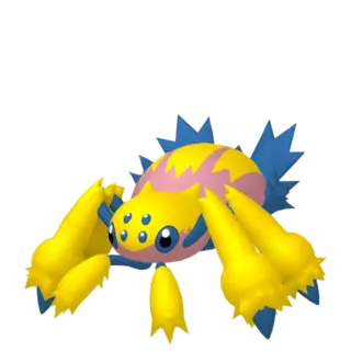 Galvantula front-facing sprite from Pokémon Scarlet/Violet: The Indigo Disk