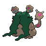 Garbodor back-facing sprite from Pokémon Black 2