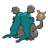 Garbodor shiny back-facing sprite from Pokémon Black 2