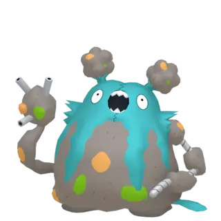 Garbodor shiny front-facing sprite from Pokémon X