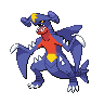 Garchomp front-facing sprite from Pokémon Black 2