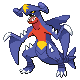 Garchomp front-facing sprite from Pokémon Pearl