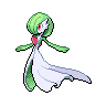 Gardevoir front-facing sprite from Pokémon Black 2