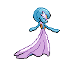 Gardevoir shiny back-facing sprite from Pokémon Black 2