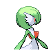 Gardevoir back-facing sprite from Pokémon Pearl