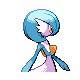Gardevoir shiny back-facing sprite from Pokémon Pearl