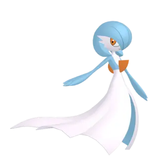 Gardevoir shiny front-facing sprite from Legends Za
