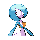 Gardevoir shiny back-facing sprite from Pokémon Platinum