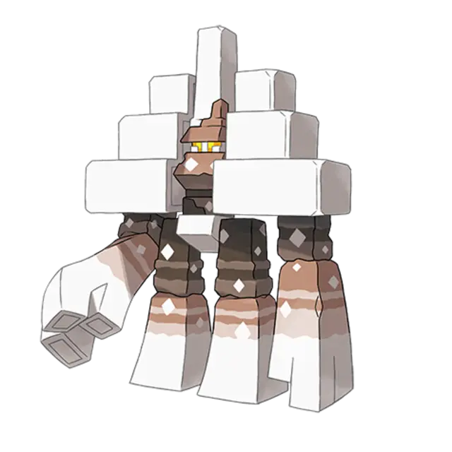 Garganacl, the Rock Salt Pokémon — Rock-type Pokémon official artwork
