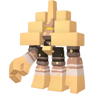 Garganacl shiny front-facing sprite from Legends Za