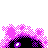 Gastly back-facing sprite from Pokémon Crystal