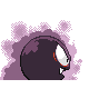 Gastly back-facing sprite from Pokémon Diamond