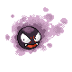 Gastly front-facing sprite from Pokémon Diamond