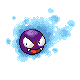 Gastly shiny front-facing sprite from Pokémon Diamond