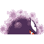 Gastly back-facing sprite from Pokémon FireRed