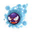Gastly shiny front-facing sprite from Pokémon FireRed