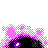 Gastly back-facing sprite from Pokémon Gold
