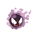 Gastly front-facing sprite from Pokémon HeartGold
