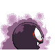 Gastly back-facing sprite from Pokémon Platinum