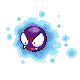 Gastly shiny front-facing sprite from Pokémon Platinum