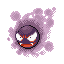 Gastly front-facing sprite from Pokémon Ruby