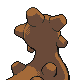 Gastrodon back-facing sprite from Pokémon Pearl