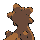 Gastrodon shiny back-facing sprite from Pokémon Platinum