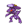 Genesect front-facing sprite from Pokémon Black