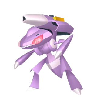 Genesect front-facing sprite from Legends Za