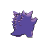 Gengar back-facing sprite from Pokémon Black 2