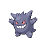 Gengar shiny front-facing sprite from Pokémon Black 2