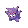 Gengar front-facing sprite from Pokémon Black