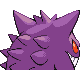Gengar back-facing sprite from Pokémon Diamond