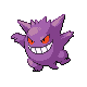 Gengar front-facing sprite from Pokémon Diamond