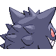 Gengar shiny back-facing sprite from Pokémon Diamond