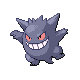 Gengar shiny front-facing sprite from Pokémon Diamond