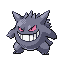 Gengar shiny front-facing sprite from Pokémon FireRed