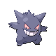 Gengar shiny front-facing sprite from Pokémon HeartGold