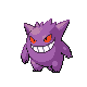 Gengar front-facing sprite from Pokémon Platinum