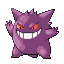 Gengar front-facing sprite from Pokémon Sapphire