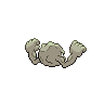 Geodude back-facing sprite from Pokémon White