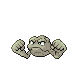 Geodude front-facing sprite from Pokémon Platinum