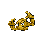 Geodude shiny front-facing sprite from Pokémon Sapphire
